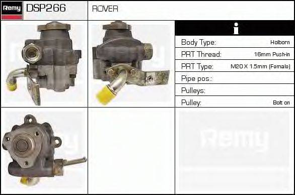 DELCO REMY DSP266 Гідравлічний насос, кермо