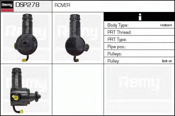 DELCO REMY DSP278 Гідравлічний насос, кермо