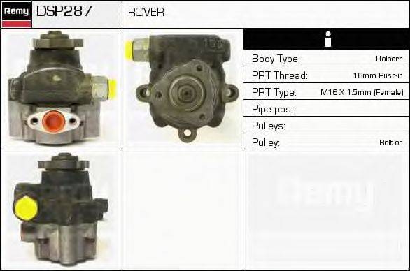 DELCO REMY DSP287 Гідравлічний насос, кермо