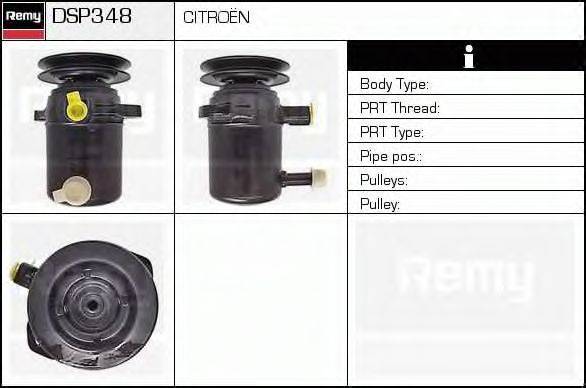 DELCO REMY DSP348 Гідравлічний насос, кермо