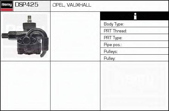 DELCO REMY DSP425 Гідравлічний насос, кермо