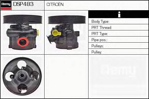 DELCO REMY DSP483 Гідравлічний насос, кермо