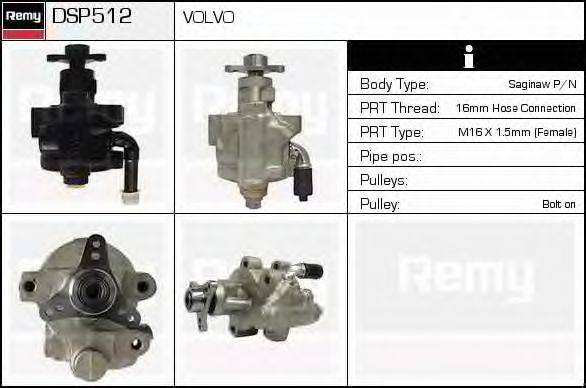 DELCO REMY DSP512 Гідравлічний насос, кермо