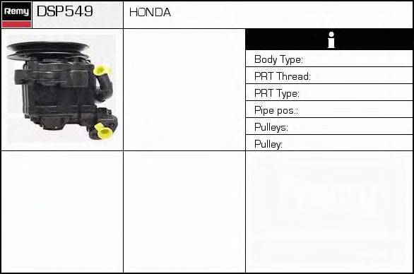 DELCO REMY DSP549 Гідравлічний насос, кермо