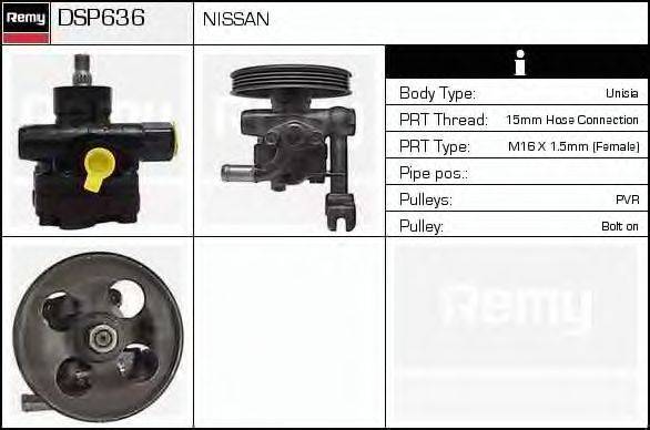 DELCO REMY DSP636 Гідравлічний насос, кермо