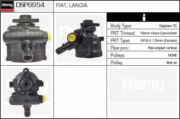 DELCO REMY DSP6954 Гідравлічний насос, кермо