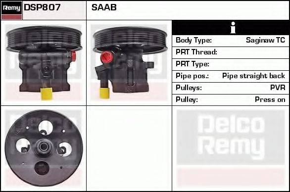 DELCO REMY DSP807 Гідравлічний насос, кермо