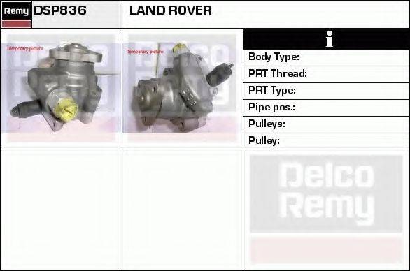 DELCO REMY DSP836 Гідравлічний насос, кермо