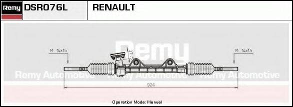 DELCO REMY DSR076L Рульовий механізм