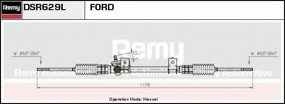 DELCO REMY DSR629L Рульовий механізм