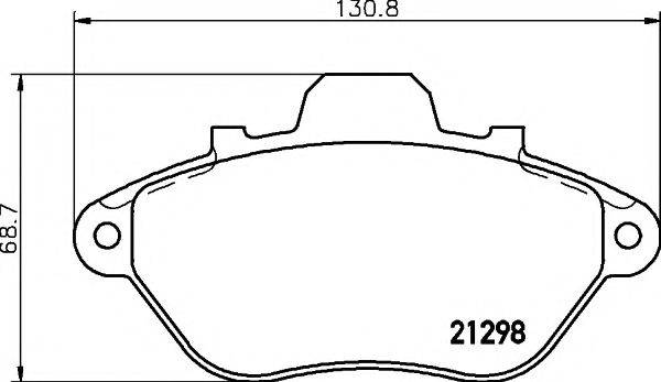 PAGID T9016 Комплект гальмівних колодок, дискове гальмо