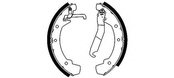 PAGID H8745 Комплект гальмівних колодок