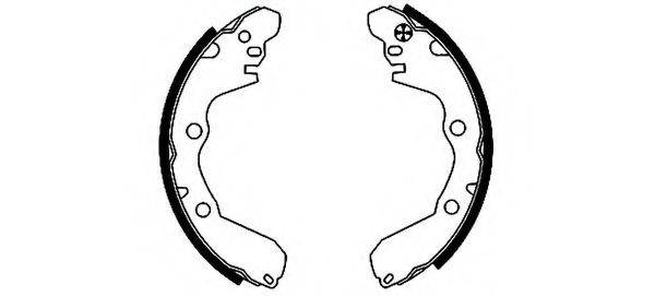 PAGID H8865 Комплект гальмівних колодок