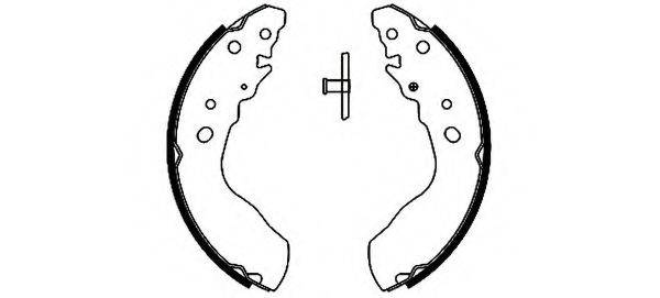 PAGID H9135 Комплект гальмівних колодок