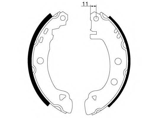 PAGID H9230 Комплект гальмівних колодок