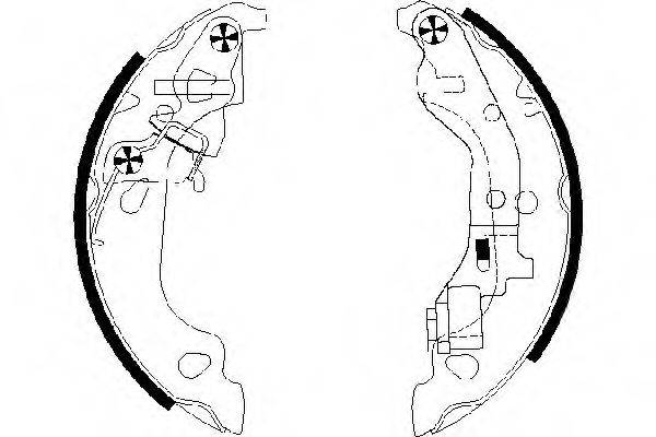 PAGID H9565 Комплект гальмівних колодок
