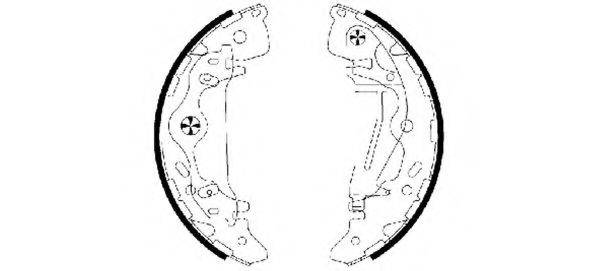 PAGID H9880 Комплект гальмівних колодок