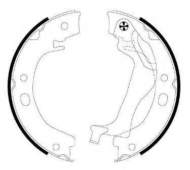 PAGID H9915 Комплект гальмівних колодок, стоянкова гальмівна система