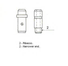 METELLI 010783 Напрямна втулка клапана