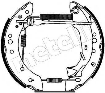 METELLI 510164 Комплект гальмівних колодок