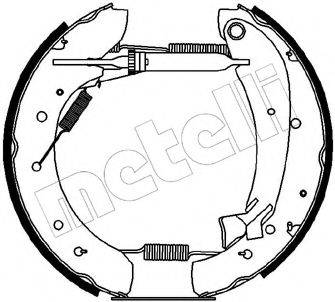 METELLI 510169 Комплект гальмівних колодок