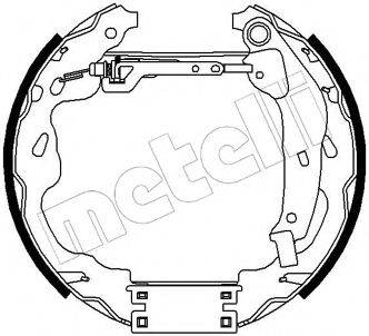 METELLI 510182 Комплект гальмівних колодок