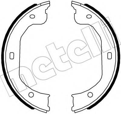 METELLI 530587 Комплект гальмівних колодок, стоянкова гальмівна система