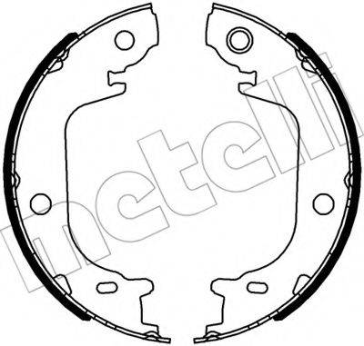 METELLI 530644 Комплект гальмівних колодок, стоянкова гальмівна система