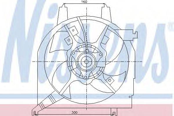 NISSENS 85219 Вентилятор, охолодження двигуна