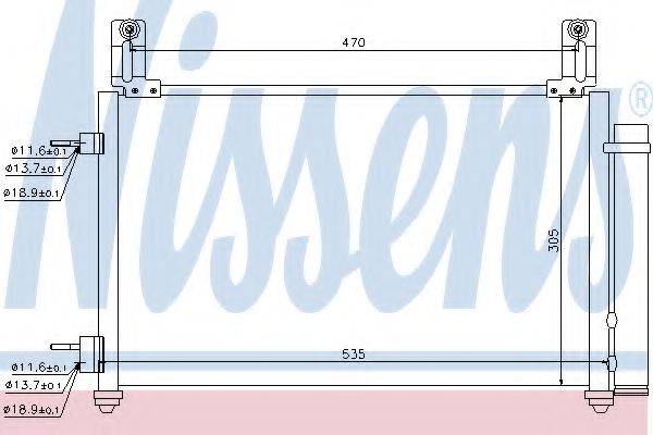 NISSENS 940009 Конденсатор, кондиціонер