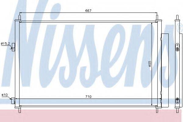 NISSENS 940021 Конденсатор, кондиціонер