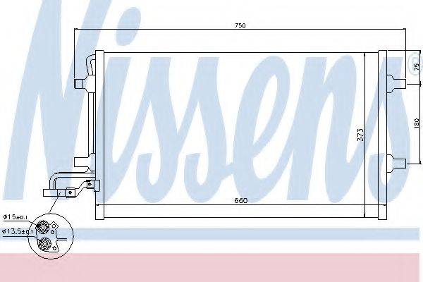 NISSENS 940154 Конденсатор, кондиціонер