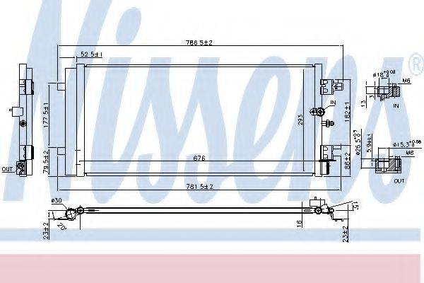 NISSENS 940589 Конденсатор, кондиціонер