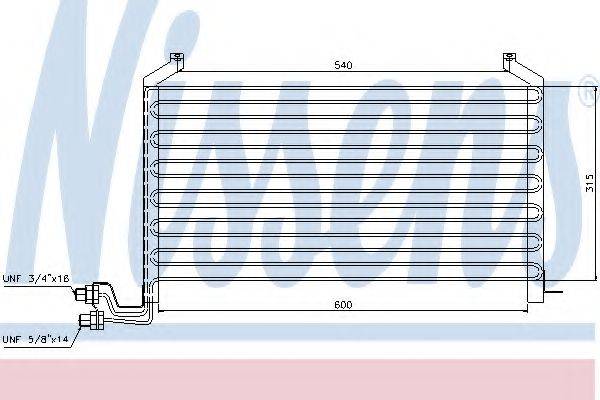 NISSENS 94088 Конденсатор, кондиціонер