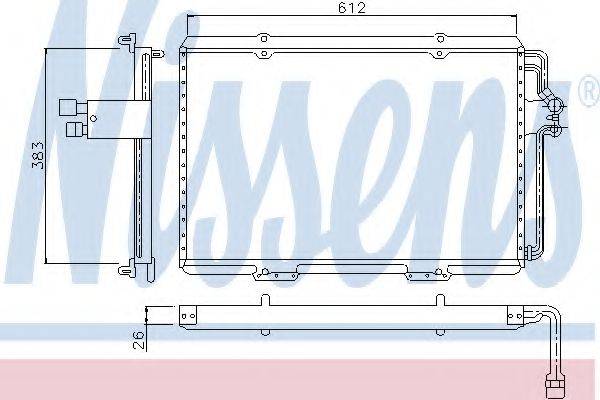 NISSENS 94133 Конденсатор, кондиціонер