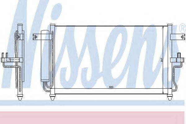 NISSENS 94453 Конденсатор, кондиціонер