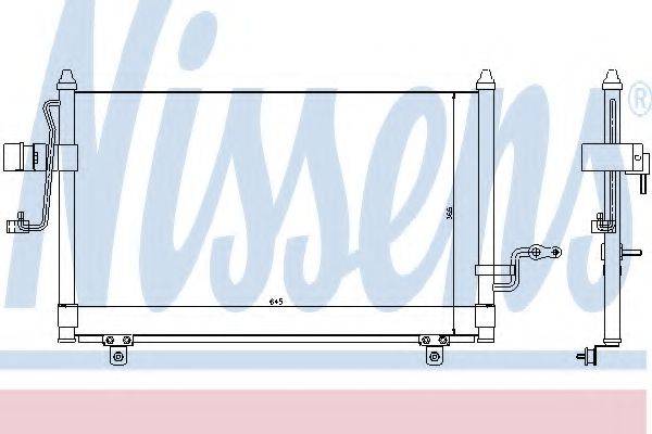 NISSENS 94455 Конденсатор, кондиціонер