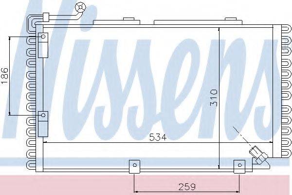 NISSENS 94332 Конденсатор, кондиціонер