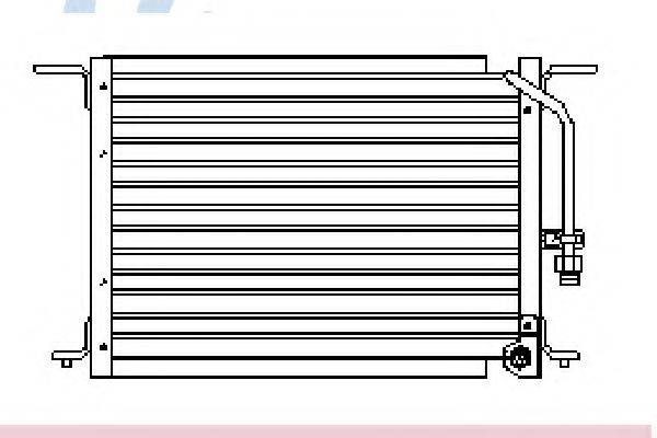 NISSENS 94389 Конденсатор, кондиціонер