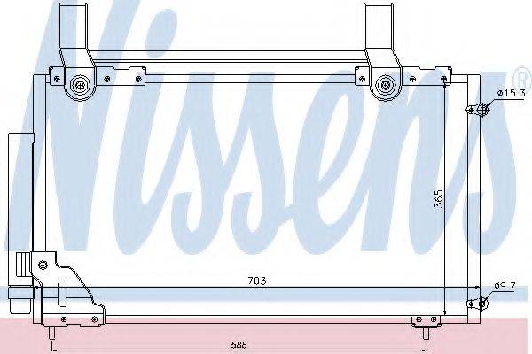 NISSENS 94735 Конденсатор, кондиціонер