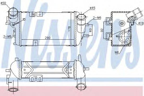 NISSENS 96398 Інтеркулер