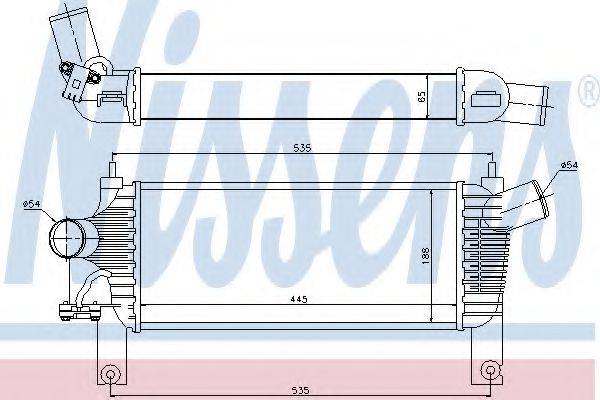 NISSENS 96622 Інтеркулер
