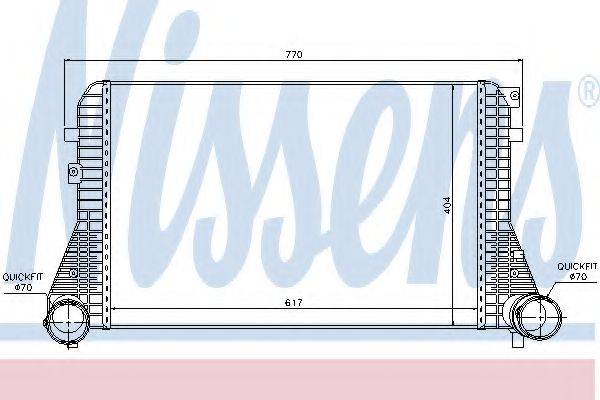 NISSENS 96610 Інтеркулер