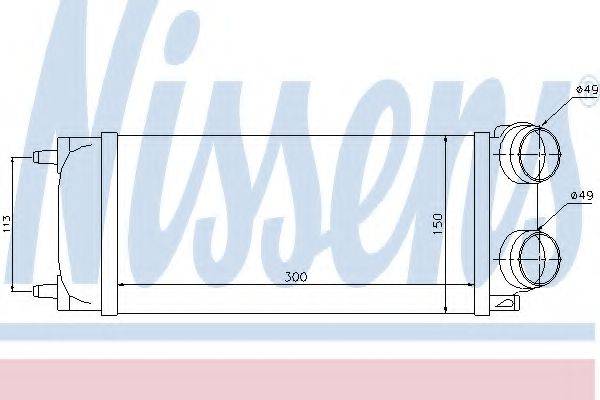 NISSENS 96718 Інтеркулер