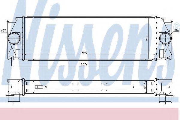 NISSENS 96628 Інтеркулер