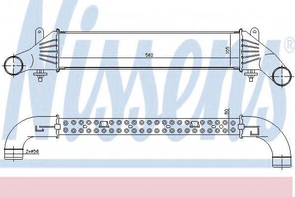 NISSENS 96655 Інтеркулер