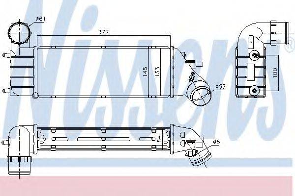 NISSENS 96766 Інтеркулер