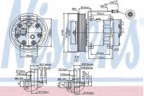 NISSENS 89353 Компресор, кондиціонер