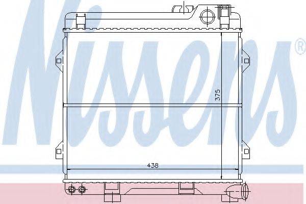 NISSENS 60639 Радіатор, охолодження двигуна
