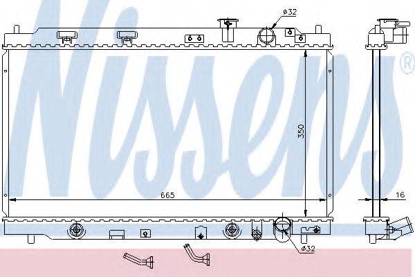 NISSENS 640941 Радіатор, охолодження двигуна